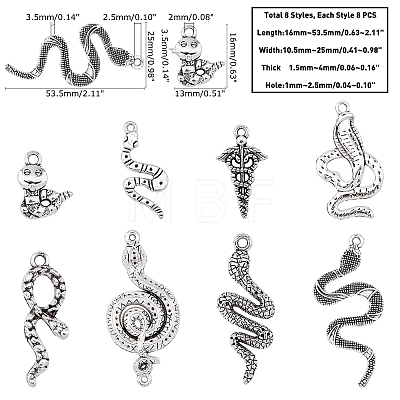 Tibetan Style Alloy Pendants PALLOY-PH0001-07AS-1