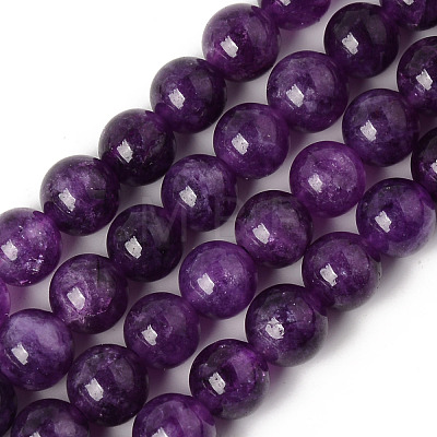 Natural Quartz Beads Strands G-R479-8mm-07-1