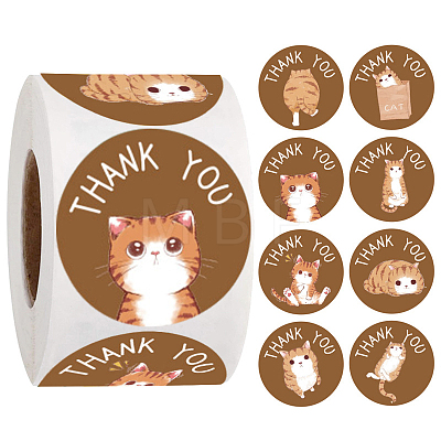 Thank You Stickers Roll X-STIC-PW0001-120-1