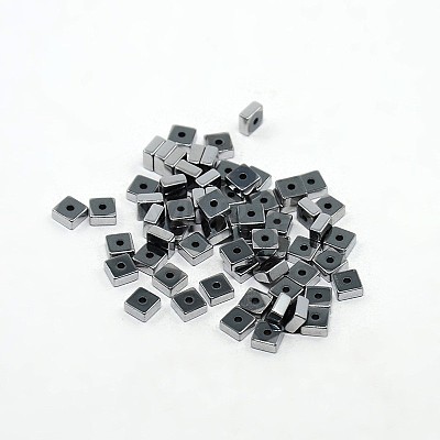 Electroplate Non-magnetic Synthetic Hematite Beads Strands G-J224D-08-1