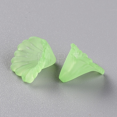 Frosted Acrylic Bead Caps MACR-S371-10A-733-1