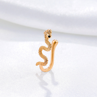 Brass Snake Clip on Nose Rings WGF4B6F-01-1