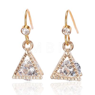 Brass Dangle Earrings EJEW-JE02326-1