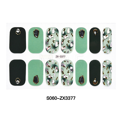 Full Cover Nombre Nail Stickers MRMJ-S060-ZX3377-1