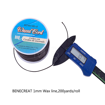 BENECREAT Waxed Polyester Cord YC-BC0001-01D-1