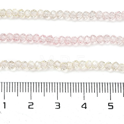 Transparent Painted Glass Beads Strands DGLA-A034-T1mm-A25-1