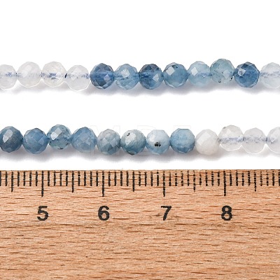 Natural Aquamarine Beads Strands G-C226-B03-4mm-1
