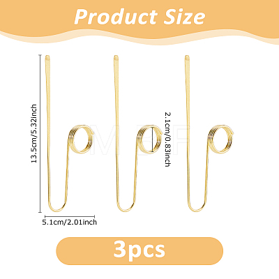 Alloy Book Clip AJEW-WH0609-633G-1