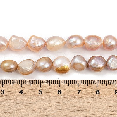 Natural Cultured Freshwater Pearl Beads Strands PEAR-P064-20K-01B-1