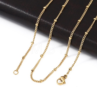 304 Stainless Steel Chain Necklaces X-MAK-L015-40G-1