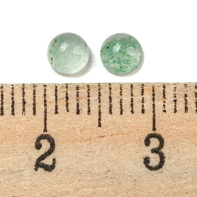 Natural Green Aventurine Cabochons G-H309-03-45-1