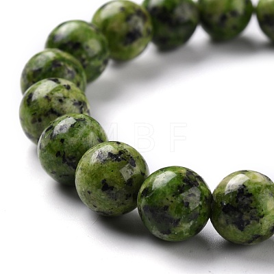 Dyed Natural Jade Beads Stretch Bracelets BJEW-G633-C-1