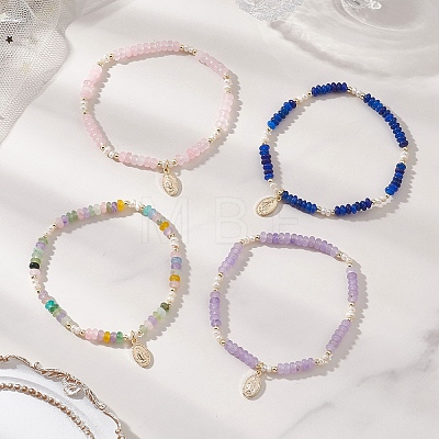 304 Stainless Steel Charm Bracelets BJEW-JB13091-1