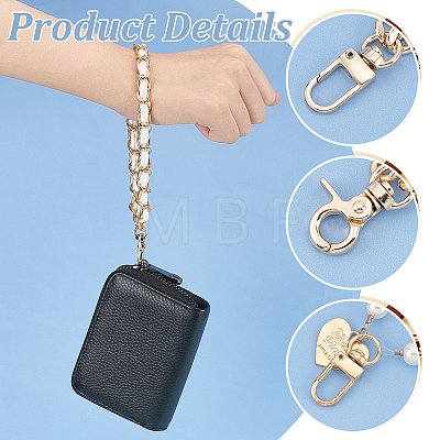WADORN 3Pcs 3 Style Wrist Phone Case Pendant Decoration & Wristlet Bag Straps AJEW-WR0001-91A-1