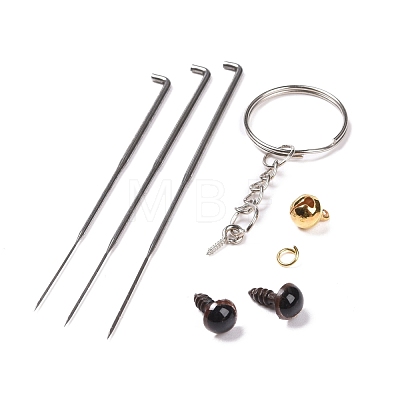 Cat Keychain Needle Felting Kit DIY-P062-01-1
