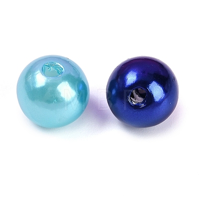 ABS Plastic Imitation Pearl Beads KY-G030-01E-1