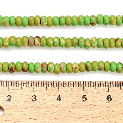 Synthetic Imperial Jasper Beads Strands G-L635-A09-4x2mm-04-1