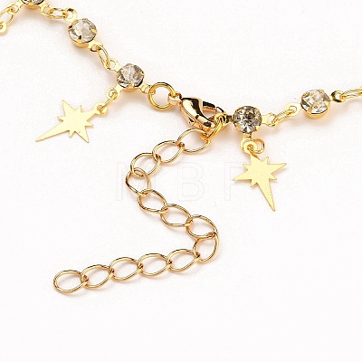 Star Charm Anklets AJEW-AN00312-1