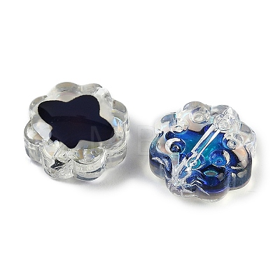 Two Tone Glass Beads GLAA-Z007-07A-1