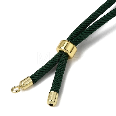 3MM Adjustable Round Nylon Braided Cord Bracelet Making FB-CBAA152-04G-1
