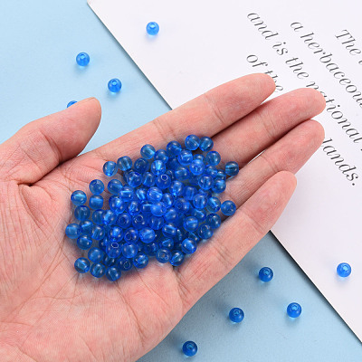 Transparent Acrylic Beads MACR-S370-A6mm-759-1