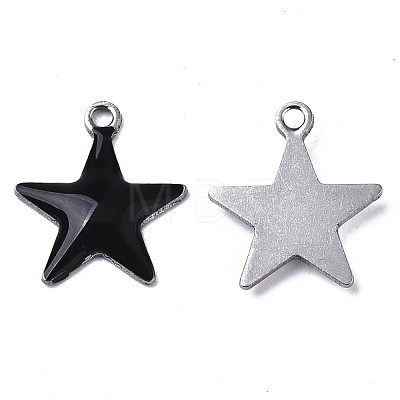 201 Stainless Steel Enamel Charms STAS-N088-14A-1