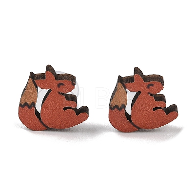 Thanksgiving Stud Earrings Set EJEW-U016-01P-02-1