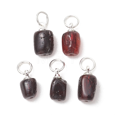 Natural Amber Pendants PALLOY-JF05375-02-1