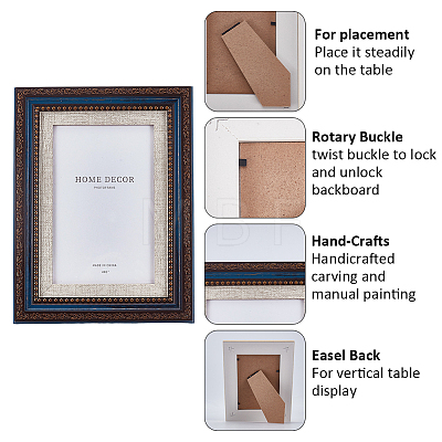 1Pc Resin Photo Frame Stand DJEW-SP0001-55A-02-1