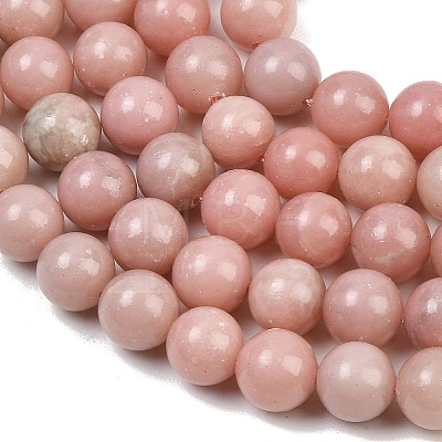 Natural Pink Opal Beads Strands GG-CBAA3AB-04-10mm-1