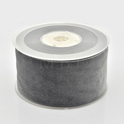 Polyester Velvet Ribbon for Gift Packing and Festival Decoration SRIB-M001-50mm-077-1