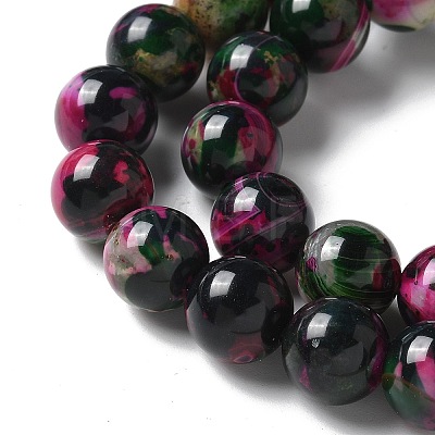 Natural Agate Beads Strands G-NH0001-G12-01-1