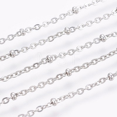 Tarnish Resistant 304 Stainless Steel Cable Chain Anklets LS-AJEW-P069-01P-1