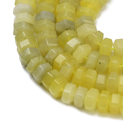 Natural Lemon Jade Beads Strands G-G317-A14-3x6mm-1
