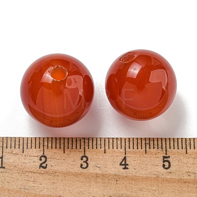 Natural Red Agate Beads G-G147-01G-1