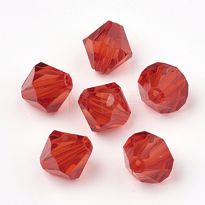 Transparent Acrylic Beads TACR-S146-8mm-05-1