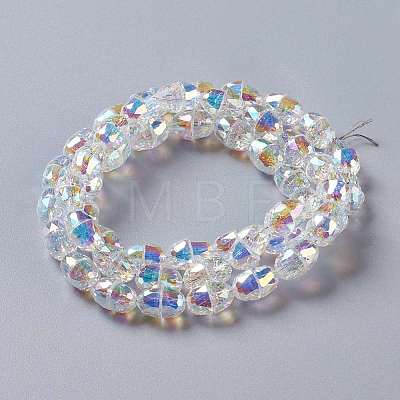 Glass Imitation Austrian Crystal Beads GLAA-F108-04-1