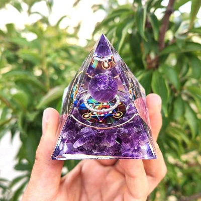 Orgonite Pyramid Resin Energy Generators PW-WG0062E-01-1