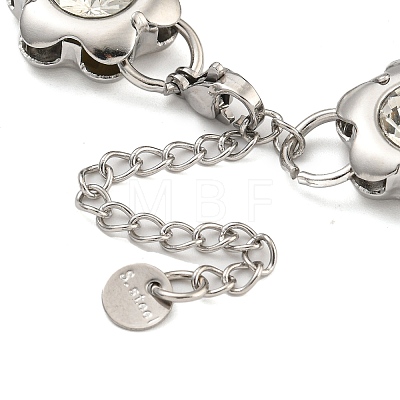 304 Stainless Steel Link Chain Bracelets BJEW-S153-07P-1