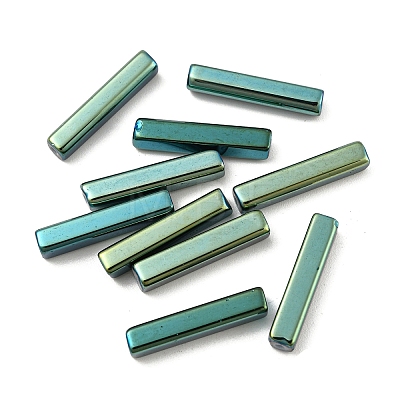 Electroplate Glass Beads GLAA-D024-01J-1