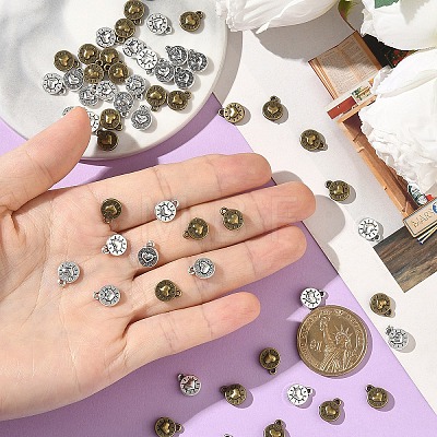 30Pcs Tibetan Style Alloy Charms TIBEP-YW0002-21AS-1