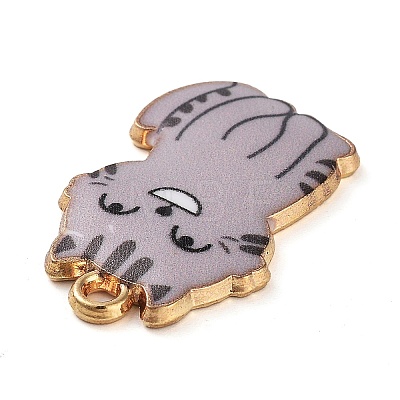 Rack Plating Alloy Enamel Pendants FIND-Q099-12G-06-1