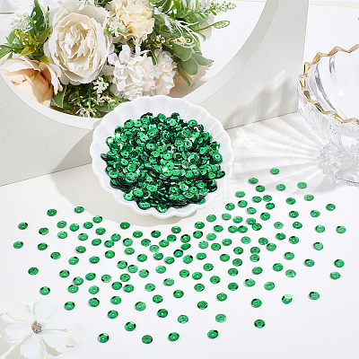 6000Pcs Plastic Paillette Beads PVC-PA0001-01C-1