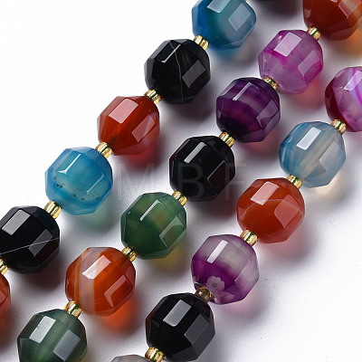 Natural Agate Beads Strands G-T131-118D-1
