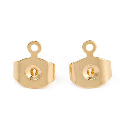 Brass Ear Nuts KK-P001-75G-B-1