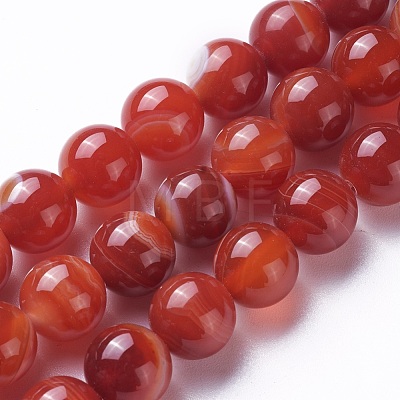 Natural Agate Beads Strands G-P434-09C-B-1