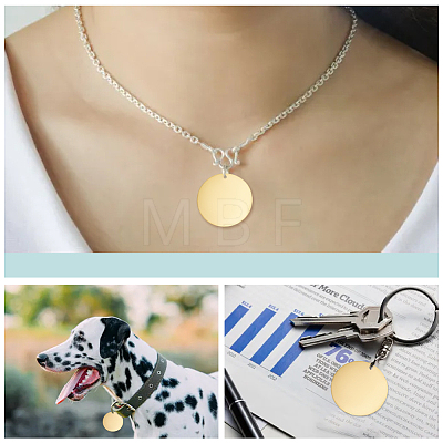 50Pcs Brass Stamping Blank Tag Pendants KK-WR0001-21-1