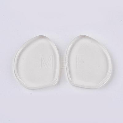 Transparent Resin Cabochons CRES-T008-18-1