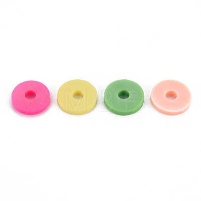 4 Colors Handmade Polymer Clay Beads CLAY-N011-032-18-1