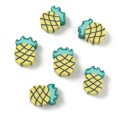 Fruit & Vegetable Theme Handmade Polymer Clay Beads CLAY-F006-02K-1